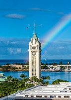 Aloha Tower Rainbow